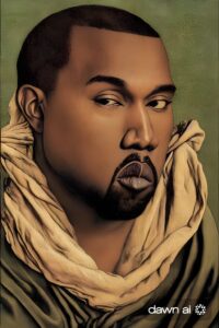 AI art Portrait of Ye generated in Dawn AI